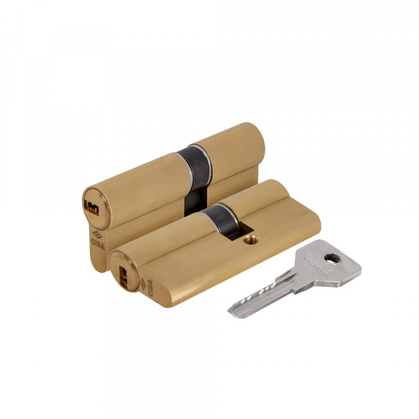 Цилиндровый механизм Cisa ASIX OE300-17.00 (80 мм/25+10+45), ЛАТУНЬ 