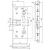 Корпус врезного замка c защёлкой FP.C-65.72-0432 (FL-0432)