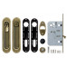 Набор для раздвижных дверей SH.LD152.KIT011-BK (SH011-BK) AB-7 бронза