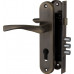 Замок цилиндровый с в комплекте с ручкой LOCKSET.1511W/B (SET F1511W/B) AB бронза