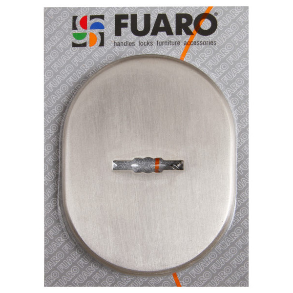 Накладка на сувальдный замок ESC.S-lift.SF/OV.476 (ESC 476) с шторкой SN мат.никель