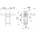 Ручка дверная FP.DH172.0433 NE (DH-0433 NE) (9x140) с пружиной BL-24 черный