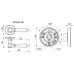 Ручка раздельная R.SM58.IMPERIA (IMPERIA SM) MAB-6 темная бронза