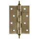 Петля универсальная IN4400UA-BL AB (4BB/A/BL 100x75x2,5) бронза БЛИСТЕР