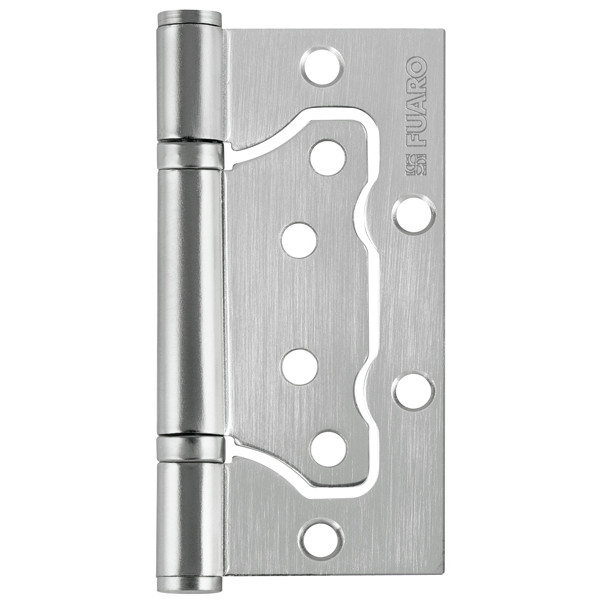 Петля универсальная без врезки IN4500W-BL SC (500-2BB/BL 100x2,5) матовый хром БЛИСТЕР