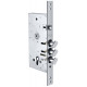 Корпус врезного цилиндрового замка с защёлкой 282 RD w/b