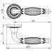 Ручка раздельная R.CL55.Bella (Bella CL2) SILVER-925 серебро 925