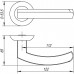 Ручка раздельная R.TL54.ALFA (ALFA TL) ABG-6 зеленая бронза