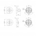 Ручка поворотная BK6.R.TL54 (BK6 TL) SN/CP-3 матовый никель/хром Ручка поворотная BK6.R.TL54 (BK6 TL) SN/CP-3 матовый никель/хром