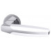 Ручка раздельная R.URB52.ARC (ARC URB2) CP/White-14 хром/белый