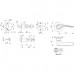 Ручка защелка DK620 MAB-BK (6020 MAB-B) (фик.) мат. бронза