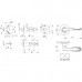 Ручка защелка DK630 AC-PS (6030 AC-P) (без фик.) медь