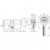 Цилиндровый механизм (A20290) A2002Knob90(50+10+30) с вертушкой SN никель 
