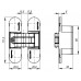 Петля скрытой установки U3D6000 BL (11160UN3D) черный