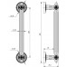 Ручка-скоба PULL.CL250.Matador ( Matador PULL CL) BB-17 коричневая бронза