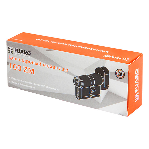 Цилиндровый механизм (100 ZM/70) 1000ZMKnob70(30+10+30) CP хром 5Key с вертушкой