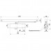 Доводчик дверной со скользящей тягой DCSLIDER85 (DCS-85) BR (коричневый)
