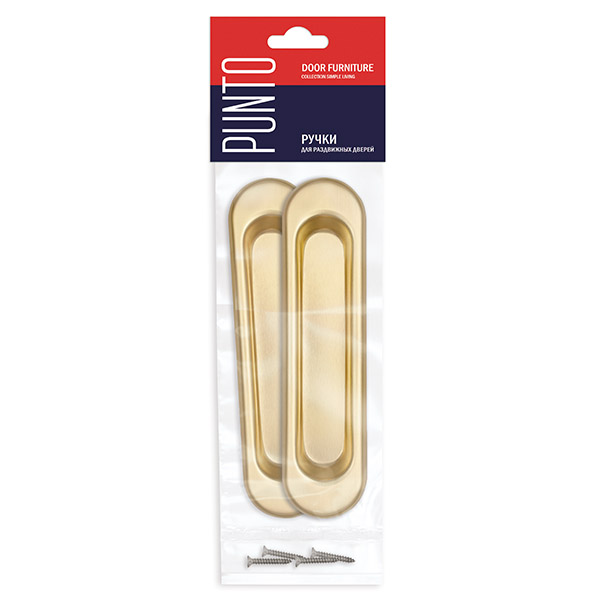 Ручка для раздвижных дверей SH.SL152.010 (Soft LINE SL-010) SG матовое золото