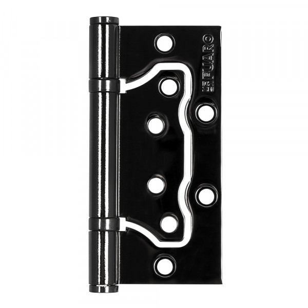 Петля универсальная без врезки IN4500W-BL BN (500-2BB/BL 100x2,5) черный глянец БЛИСТЕР
