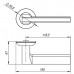 Ручка раздельная R.TL54.BLADE (BLADE TL) WH-19 белый Ручка раздельная R.TL54.BLADE (BLADE TL) WH-19 белый
