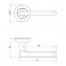 Ручка раздельная R.ZR54.AXIS (AXIS ZR) BL-24 черный