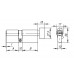Цилиндровый механизм (AX202/80) AX2002Knob80 (40+10+30) CP хром с вертушкой