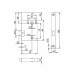Защелка PLASTPL72-R20 (PL72-R20) (врезная) SN мат. никель упаковка
