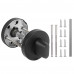 Ручка поворотная BK6.R.DSS201-02 (DSS-02-BK6) (INOX 201) BLACK