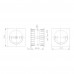 Ручка поворотная для раздвижных дверей SH.QUADRO55.BK8х2 MWSC-33 итальянский тисненый