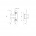 Петля скрытой установки U3D8000.VPG BL черный TECH