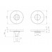 Ручка поворотная BK6.R.ARC.R52 (BK6 ARC) CP-8 хром