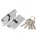 Цилиндровый механизм (AX100/90) AX1000Key90 (40+10+40) CP хром 
